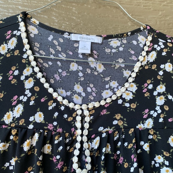 Dressbarn womens top blouse ditsy floral prints - Picture 9 of 12